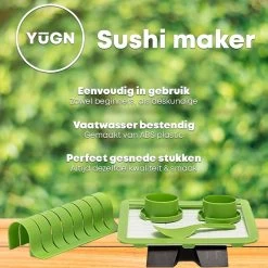 YUGN Sushi Set Sushi Kit Sushi Maker - 7 Delig Met Sushi Mat - Sushi Maken Met Heerlijke Sushi Recepten - Cadeau Tip 16 YUGN Sushi Set Sushi Kit Sushi Maker - 7 Delig Met Sushi Mat - Sushi Maken Met Heerlijke Sushi Recepten - Cadeau Tip -Keukenbarbecue 1200x1200 1492