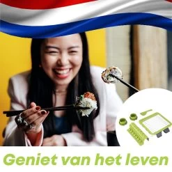 YUGN Sushi Set Sushi Kit Sushi Maker - 7 Delig Met Sushi Mat - Sushi Maken Met Heerlijke Sushi Recepten - Cadeau Tip 19 YUGN Sushi Set Sushi Kit Sushi Maker - 7 Delig Met Sushi Mat - Sushi Maken Met Heerlijke Sushi Recepten - Cadeau Tip -Keukenbarbecue 1200x1200 1493