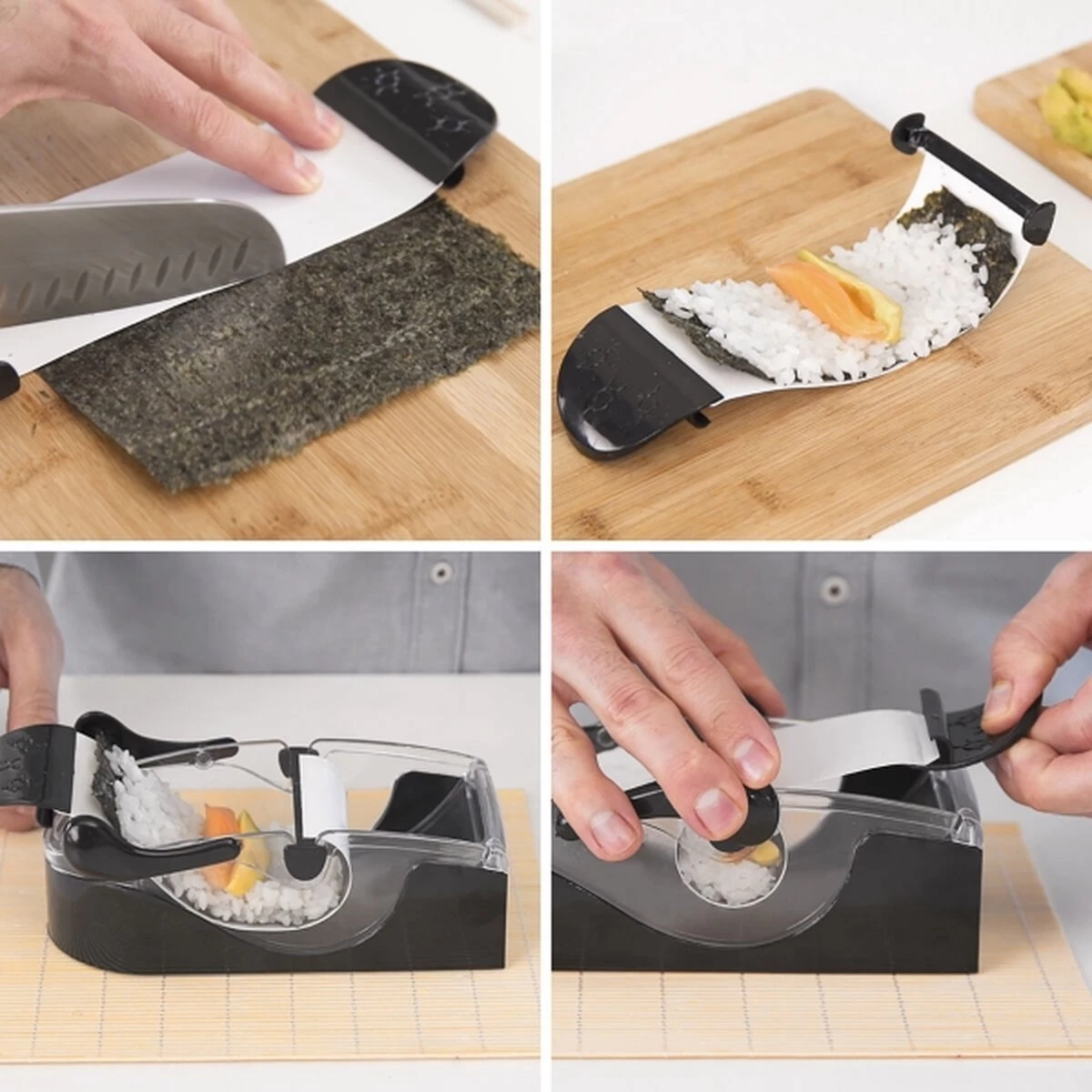 Fabula Sushi Maker - Sushi Kit - Sushi Roller - Sushi Machine - Zelf Sushi Maken - Incl. 4 Recepten 7 Fabula Sushi Maker - Sushi Kit - Sushi Roller - Sushi Machine - Zelf Sushi Maken - Incl. 4 Recepten - Afbeelding 5