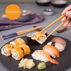 Amazy Sushi Set | Sushi Maker Set Voor Beginners Incl. Bamboe Sushi Roll Matje, Rijstlepel, Sushi Maker En Eetstokjes Met Dienblad - Eenvoudig Te Gebruiken Voor Beginners En Professionals -Keukenbarbecue 1200x1200 1502