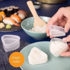 Amazy Sushi Set | Sushi Maker Set Voor Beginners Incl. Bamboe Sushi Roll Matje, Rijstlepel, Sushi Maker En Eetstokjes Met Dienblad - Eenvoudig Te Gebruiken Voor Beginners En Professionals -Keukenbarbecue 1200x1200 1504