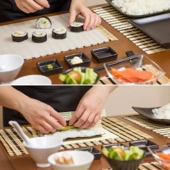 Deleca 24-delige Sushi Maker Kit - Traditionele Set Zonder Bazooka - Incl. Bamboe Stokjes En Accessoires - XL -Keukenbarbecue 1200x1200 1512