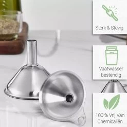 Chefsey - Trechter Set – Keuken – 3 Stuks – RVS – Keukengerei 9 Chefsey - Trechter Set – Keuken – 3 Stuks – RVS – Keukengerei -Keukenbarbecue 1200x1200 1561