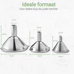 Chefsey - Trechter Set – Keuken – 3 Stuks – RVS – Keukengerei 12 Chefsey - Trechter Set – Keuken – 3 Stuks – RVS – Keukengerei -Keukenbarbecue 1200x1200 1564