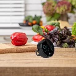 Nimma® Kookwekker - Digitale Keukenwekker - Magnetisch - Incl. Timer En Stopwatch - Draaiknop - Led - Zwart -Keukenbarbecue 1200x1200 1584