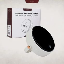Nimma® Kookwekker - Digitale Keukenwekker - Magnetisch - Incl. Timer En Stopwatch - Draaiknop - Led - Wit -Keukenbarbecue 1200x1200 1591
