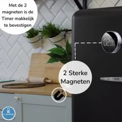 Digitale Kookwekker - Smart Timer - LED Display - Magnetisch Met Handige Draaiknop -Keukenbarbecue 1200x1200 1593