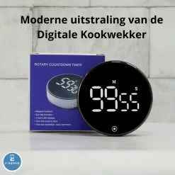 Digitale Kookwekker - Smart Timer - LED Display - Magnetisch Met Handige Draaiknop -Keukenbarbecue 1200x1200 1596