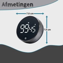 Proudproducts Kookwekker – Keukenwekker – Digitale Kookwekker – Magnetisch – LED-display – Smart Timer – Optellen/Aftellen – Zwart -Keukenbarbecue 1200x1200 1600