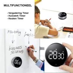 Merkloos Digitale Kookwekker Zilver Van METU-Online - Smart Timer - LED Display - Magnetisch Met Handige Draaiknop - Barbecue Kookwekker Magneet - BBQ Wekker 16 Merkloos Digitale Kookwekker Zilver Van METU-Online - Smart Timer - LED Display - Magnetisch Met Handige Draaiknop - Barbecue Kookwekker Magneet - BBQ Wekker -Keukenbarbecue 1200x1200 1647