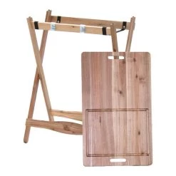 SenS-Line Inklapbare BBQ Bijzettafel - Acacia -Keukenbarbecue 1200x1200 306