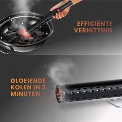 Master Knives BBQ Aansteker Electrisch - BBQ Accesoires - Zwarte BBQ Starter - Looftlighter 14 Master Knives BBQ Aansteker Electrisch - BBQ Accesoires - Zwarte BBQ Starter - Looftlighter -Keukenbarbecue 1200x1200 309