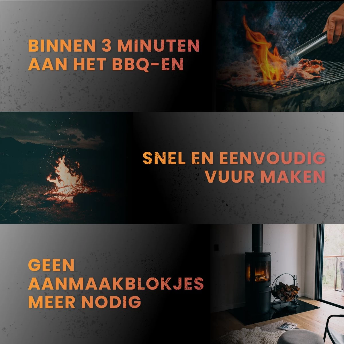 Master Knives BBQ Aansteker Electrisch - BBQ Accesoires - Zwarte BBQ Starter - Looftlighter 7 Master Knives BBQ Aansteker Electrisch - BBQ Accesoires - Zwarte BBQ Starter - Looftlighter - Afbeelding 5