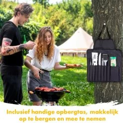 BBQ Accesoires Set Gereedschap Tang Borstel Barbecue Kookgerei - 10 Delig -Keukenbarbecue 1200x1200 356