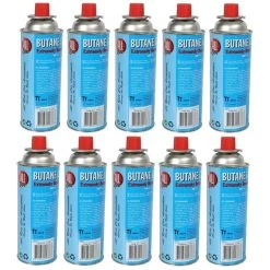 Kookstel Gasflessen Butaan Gas - 10 Stuks A 227 Gram - Gasbus Navulling