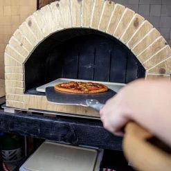 Boska Pizzaschep Barbecue - Kort Handvat - Stabiel - Aluminium - Eikenhout - BBQ Accessoires -Keukenbarbecue 1200x1200 465