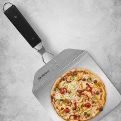 RVS Pizzaschep Inklapbaar Vierkant Handvat - Taartschep - Pizzaspatel BBQ Pannekoeken Spatel -Keukenbarbecue 1200x1200 525