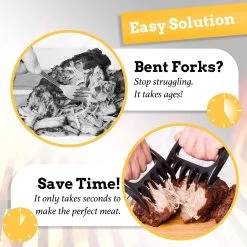 Mountain Grillers Claws-High Quality Meat Claws For American BBQ Pulled Pork-Plastic Meat Claws For Slicing-Vaatwasser Safe Bear Claws Gift Idee -Keukenbarbecue 1200x1200 530