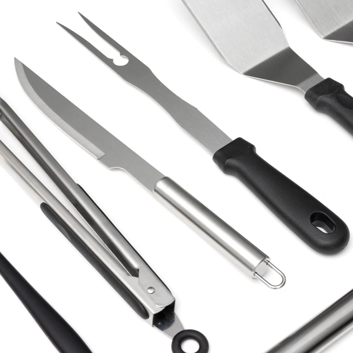 BBQ Gereedschapset - Opbergtas - BBQ Accessoires - BBQ Tang - BBQ Set - BBQ Borstel - BBQ Gereedschap - Roestvrij Staal 6 BBQ Gereedschapset - Opbergtas - BBQ Accessoires - BBQ Tang - BBQ Set - BBQ Borstel - BBQ Gereedschap - Roestvrij Staal - Afbeelding 4