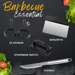 BBQ Gereedschapset - Opbergtas - BBQ Accessoires - BBQ Tang - BBQ Set - BBQ Borstel - BBQ Gereedschap - Roestvrij Staal 15 BBQ Gereedschapset - Opbergtas - BBQ Accessoires - BBQ Tang - BBQ Set - BBQ Borstel - BBQ Gereedschap - Roestvrij Staal -Keukenbarbecue 1200x1200 541