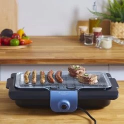 Moulinex BG134812 Barbecue Tafelblad Electrisch 2100W Zwart, Blauw, Zilver Barbecue 23 Moulinex BG134812 Barbecue Tafelblad Electrisch 2100W Zwart, Blauw, Zilver Barbecue -Keukenbarbecue 1200x1200 580