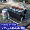 Mikamax Draagbare Mini BBQ - Barbecue - 's Werelds Kleinste Barbecue - Past In Je Broekzak - 18 × 6 × 15,5 Cm - 714 Gram - Mat Zwart 1 Mikamax Draagbare Mini BBQ - Barbecue - 's Werelds Kleinste Barbecue - Past In Je Broekzak - 18 × 6 × 15,5 Cm - 714 Gram - Mat Zwart -Keukenbarbecue 1200x1200 599