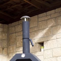 Merkloos MaxxGarden Pizza Oven - Smoker Barbecue Houtskool 45 X 65 X 158cm -Keukenbarbecue 1200x1200 609