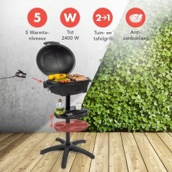 KitchenBrothers Elektrische BBQ - Met Grillplaat - Anti-aanbaklaag - Incl. Plank/Houders - Grilloppervlak 46,5x33,8cm - Tot 300°C - 2400W - Zwart 14 KitchenBrothers Elektrische BBQ - Met Grillplaat - Anti-aanbaklaag - Incl. Plank/Houders - Grilloppervlak 46,5x33,8cm - Tot 300°C - 2400W - Zwart -Keukenbarbecue 1200x1200 611
