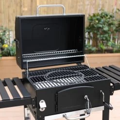 Alice's Garden Houtskool BBQ Bernard - Smoker - Verstelbare Houtskoolbak - Zwart 14 Alice's Garden Houtskool BBQ Bernard - Smoker - Verstelbare Houtskoolbak - Zwart -Keukenbarbecue 1200x1200 646