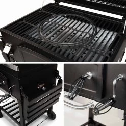 Alice's Garden Houtskool BBQ Bernard - Smoker - Verstelbare Houtskoolbak - Zwart 18 Alice's Garden Houtskool BBQ Bernard - Smoker - Verstelbare Houtskoolbak - Zwart -Keukenbarbecue 1200x1200 649