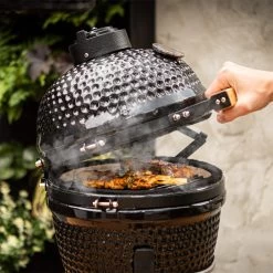 BluMill Kamado BBQ Egg - Kamado 13 Inch - Incl. Vlees Thermometer - Houtskoolbarbecues - Zwart - Ø 27cm -Keukenbarbecue 1200x1200 697