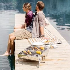 BBQ Collection Houtskoolbarbecue - Cilinder - Chroom -Keukenbarbecue 1200x1200 706