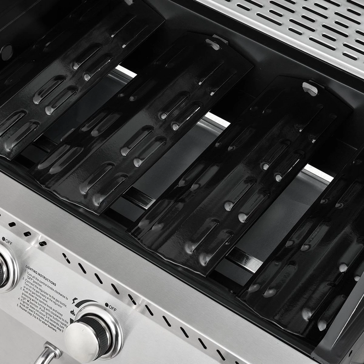 Kansas Gasgrill Barbecue - 4 Pits - RVS 5 Kansas Gasgrill Barbecue - 4 Pits - RVS - Afbeelding 3