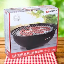 Alpina Elektrische BBQ - Tafel-Barbecue - Geen Rook - Binnen Barbecueën - 1250W - Ø 30 Cm - Zwart 16 Alpina Elektrische BBQ - Tafel-Barbecue - Geen Rook - Binnen Barbecueën - 1250W - Ø 30 Cm - Zwart -Keukenbarbecue 1200x1200 762