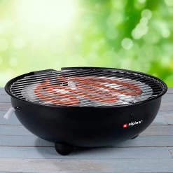 Alpina Elektrische BBQ - Tafel-Barbecue - Geen Rook - Binnen Barbecueën - 1250W - Ø 30 Cm - Zwart 21 Alpina Elektrische BBQ - Tafel-Barbecue - Geen Rook - Binnen Barbecueën - 1250W - Ø 30 Cm - Zwart -Keukenbarbecue 1200x1200 763