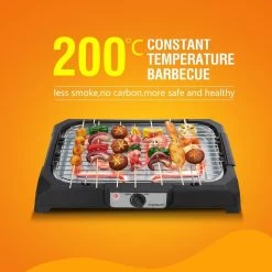 Aigostar Lava 30LDQ - Elektrische Grill - BBQ - Tafel Barbecue - Grilloppervlakte 41 X 24 Cm - 2000 Watt -Keukenbarbecue 1200x1200 790