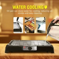 Aigostar Lava 30LDQ - Elektrische Grill - BBQ - Tafel Barbecue - Grilloppervlakte 41 X 24 Cm - 2000 Watt -Keukenbarbecue 1200x1200 791