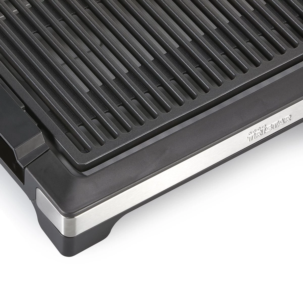 Tristar Bakplaat & Elektrische Grill BP-2780 – Elektrische Barbecue & Grillplaat – Voor Binnen En Buiten - Zwart 9 Tristar Bakplaat & Elektrische Grill BP-2780 – Elektrische Barbecue & Grillplaat – Voor Binnen En Buiten - Zwart - Afbeelding 7