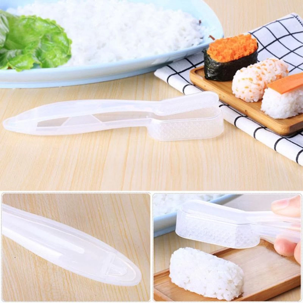 Merkloos Sushi Scoop - Sushi Nigiri Maker – Sushi Maker – Sushi Schep – Wit 9 Merkloos Sushi Scoop - Sushi Nigiri Maker – Sushi Maker – Sushi Schep – Wit - Afbeelding 7