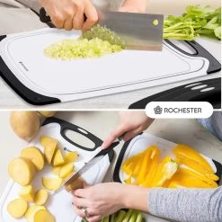 Rochester Kunststof Snijplanken Set – 3-Delig – Anti-Slip Handvaten – Luxe Design – Vaatwas Bestendig – Duurzaam -Keukenbarbecue 1200x1200 877