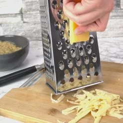 Blokrasp - RVS - Zilver - Kaas Raspen - Groente Raspen - Plakken Snijden - Messen - Blok -Keukenbarbecue 1200x1200 895