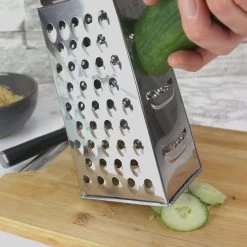 Blokrasp - RVS - Zilver - Kaas Raspen - Groente Raspen - Plakken Snijden - Messen - Blok -Keukenbarbecue 1200x1200 899