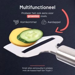 Triple J® Kaasschaaf Voor Jonge En Oude Kaas – Kaasrasp – Kaasmes – Keukengerei - RVS -Keukenbarbecue 1200x1200 919