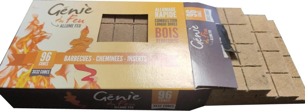 Genie Du Feu Aanmaakblokjes Bruin - 1344 Stuks - Voordeel Verpakking 9 Genie Du Feu Aanmaakblokjes Bruin - 1344 Stuks - Voordeel Verpakking - Afbeelding 7