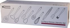 Keukengerei Set 10 Delig - Hittebestendig / BPA Vrij / Siliconen - Kookgerei -Keukenbarbecue 1200x489