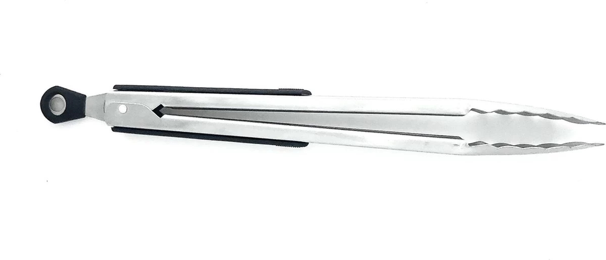 Merkloos RVS - Vleestang - BBQ Tang - Barbecue Accessoires - Keuken Tang - Anti Slip Handvat Met Slot - Salade Tang - 4 Merkloos RVS - Vleestang - BBQ Tang - Barbecue Accessoires - Keuken Tang - Anti Slip Handvat Met Slot - Salade Tang - - Afbeelding 2
