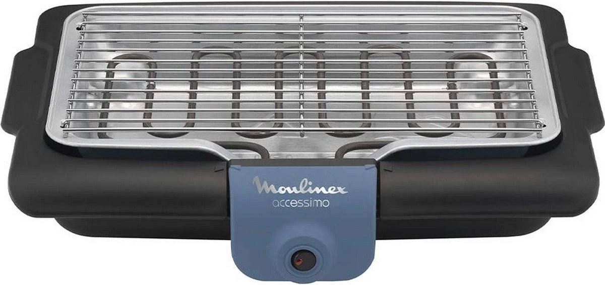 Moulinex BG134812 Barbecue Tafelblad Electrisch 2100W Zwart, Blauw, Zilver Barbecue 10 Moulinex BG134812 Barbecue Tafelblad Electrisch 2100W Zwart, Blauw, Zilver Barbecue - Afbeelding 8