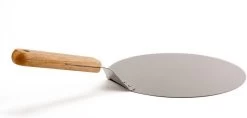 Inpro Pizzaschep RVS - Rond - Voor BBQ En Oven - Pizzaspatel - Taartschep - Houten Handvat - BBQ Gereedschap - Keukengerei - 30 Cm Diameter - Spatel -Keukenbarbecue 1200x575 1