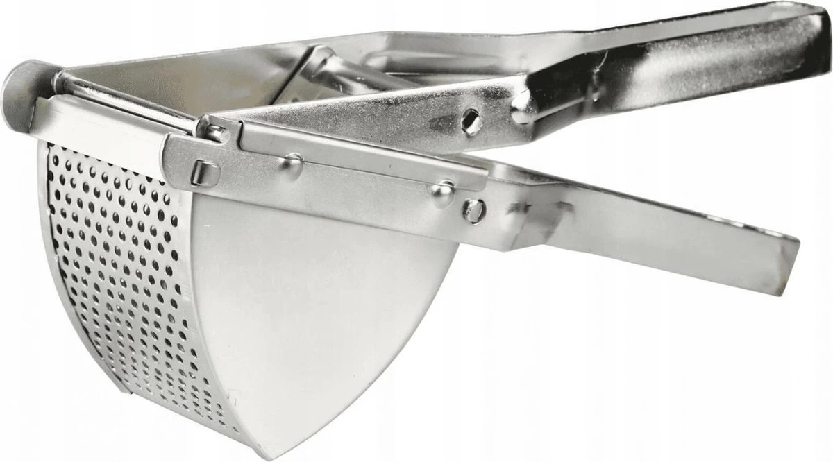 Florina Professionele Pureeknijper En Aardappelpers Voor Het Persen Van Groente En Fruit - RVS - Zilver 3 Florina Professionele Pureeknijper En Aardappelpers Voor Het Persen Van Groente En Fruit - RVS - Zilver