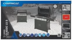 Campingaz 4 Series Classic LS Gasbarbecue - 4 Branders - Zwart - BBQ -Keukenbarbecue 1200x670